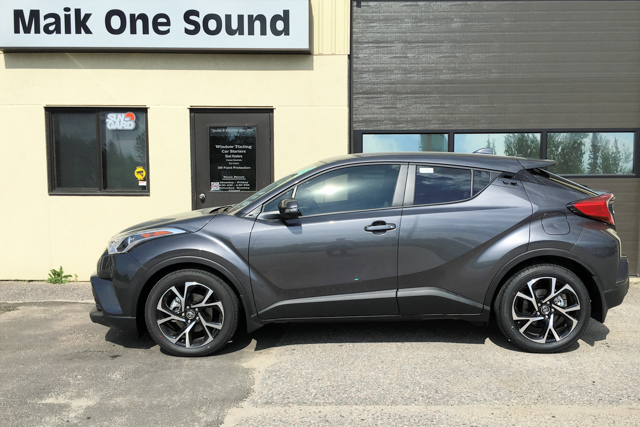 Toyota 2019 C-HR with professional window tint in North Bay